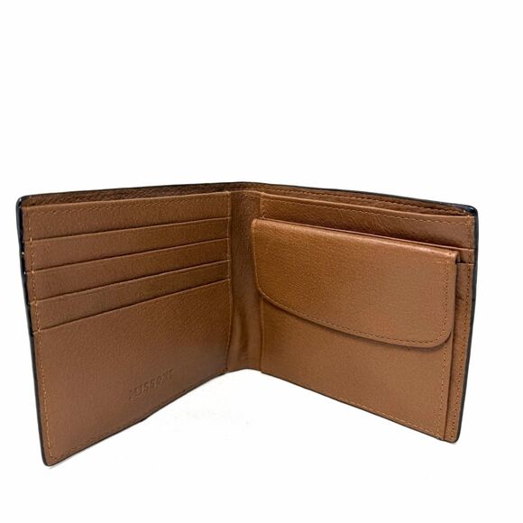 Missoni Italia Brown Crocodile Embossed Leather Wallet Bifold Men’s VTG - Picture 3 of 9